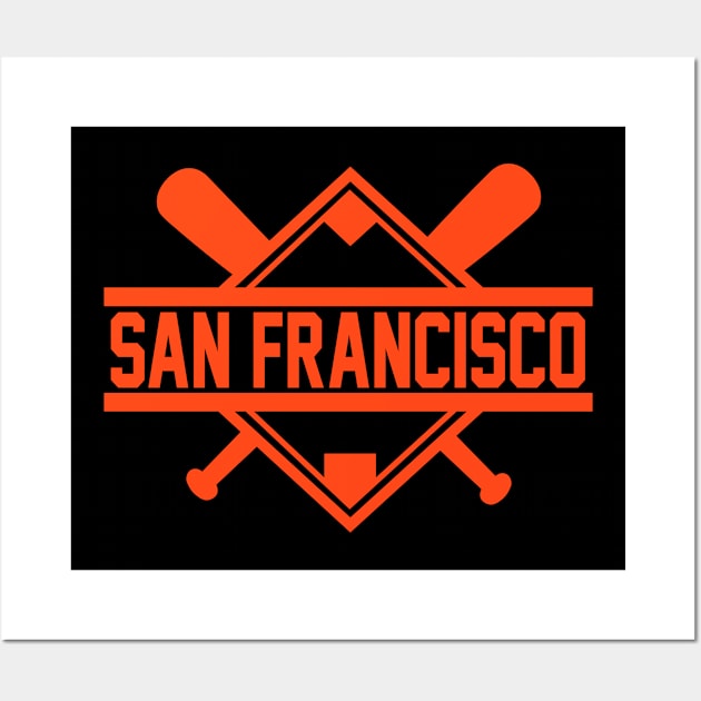 San Francisco Diamond Wall Art by CasualGraphic